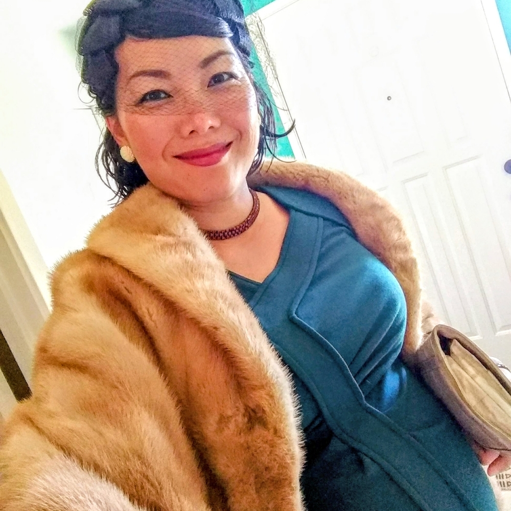 Suzi Chin for Maggy Boutique Blue Garment